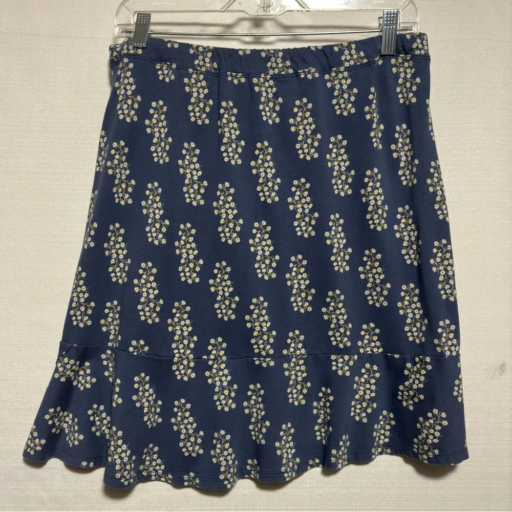 TitlePatagonia Alpine Valley Floral Flounce Skirt Blue 57% Organic Cottagecore